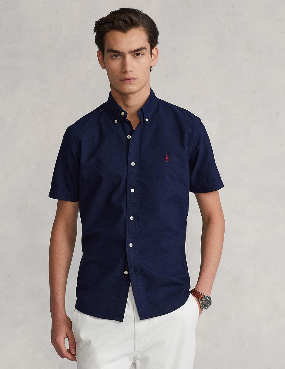 camisa ralph lauren manga corta