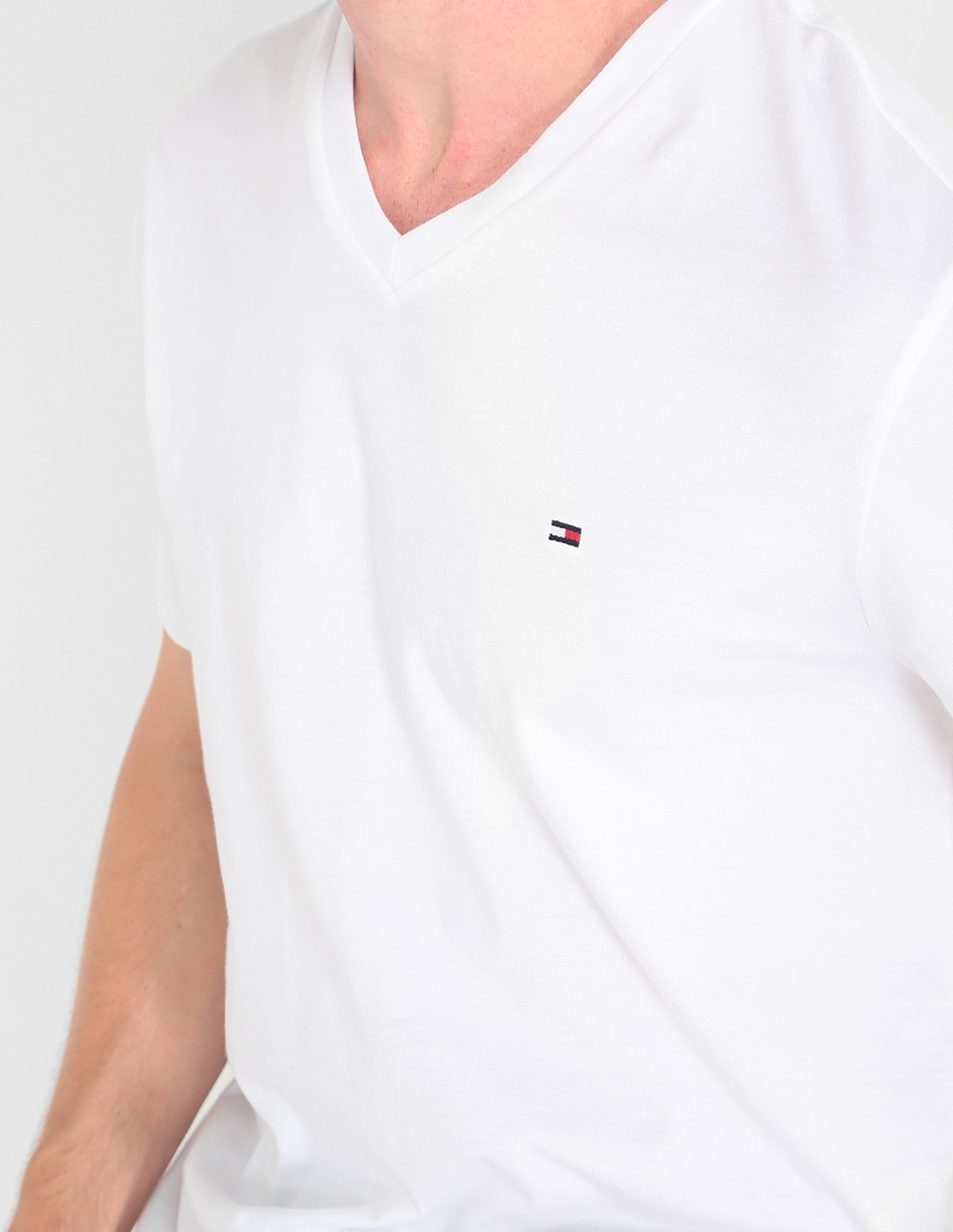 Playera cuello V para hombre 4