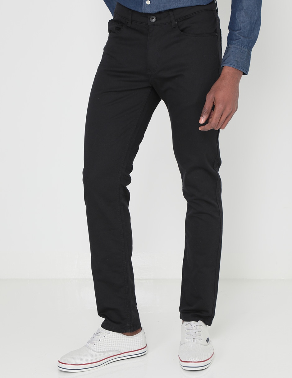 Pantalón slim de algodón para hombre