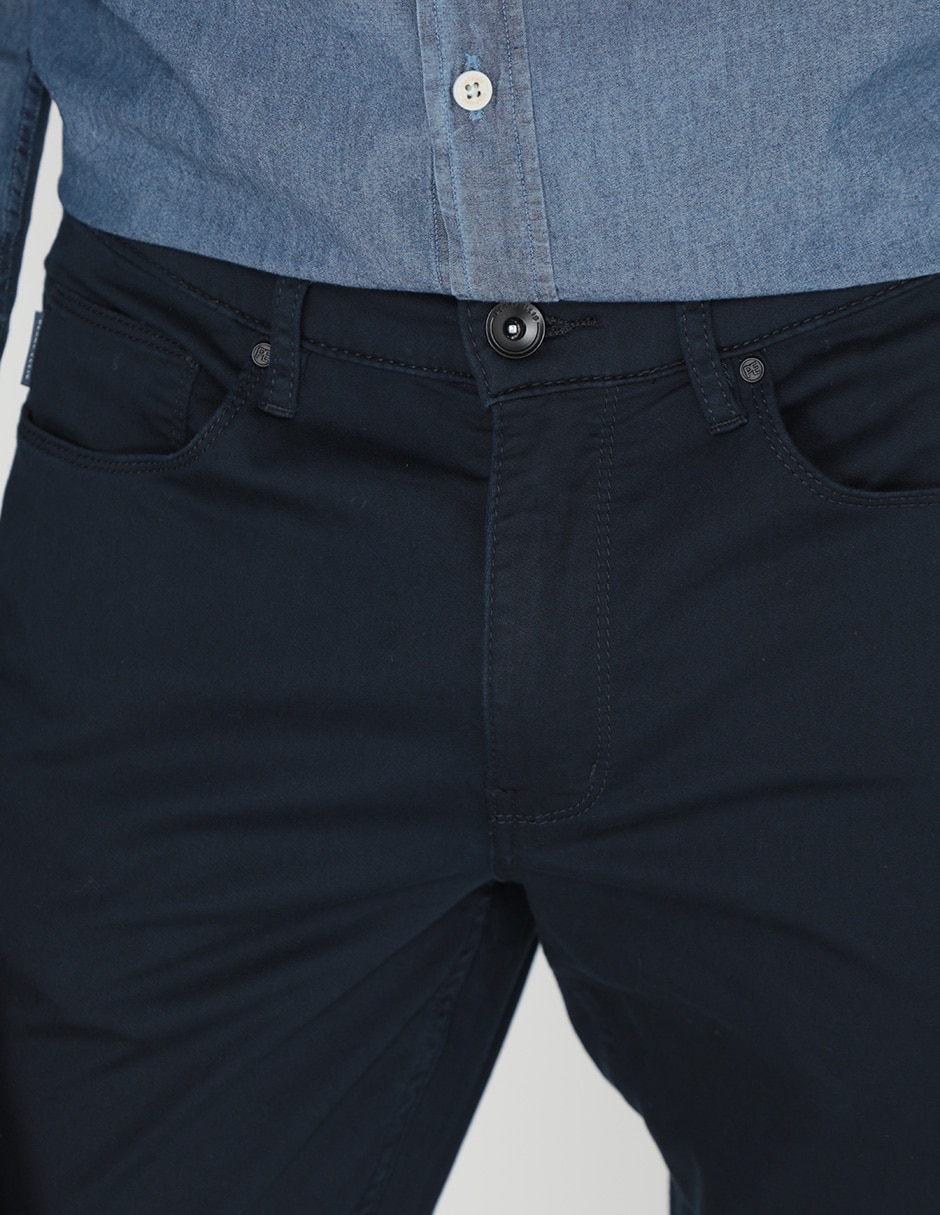 Pantalón slim de algodón para hombre 4