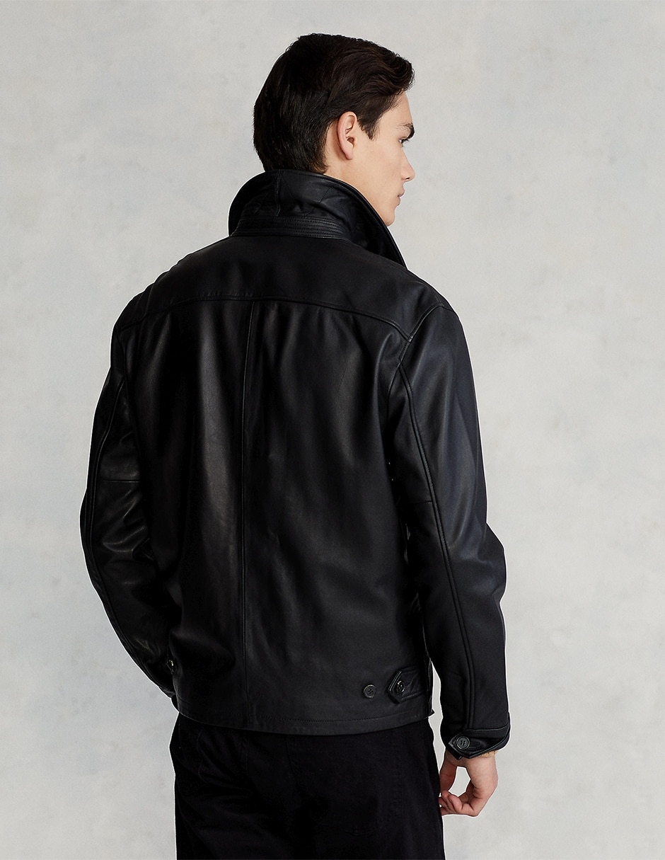 CHAMARRA POLO RL 710671431, CH, NEGRO
