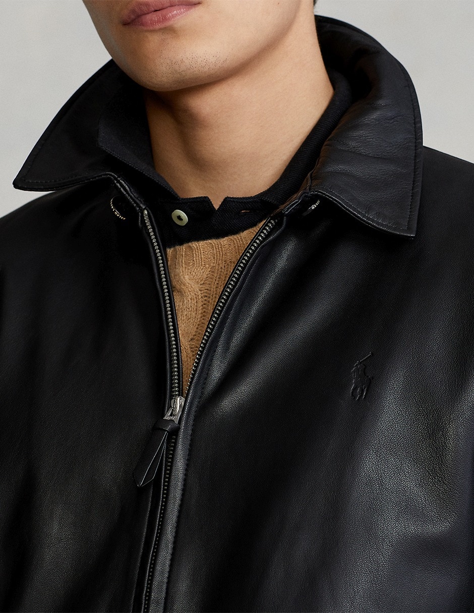 CHAMARRA POLO RL 710671431, CH, NEGRO