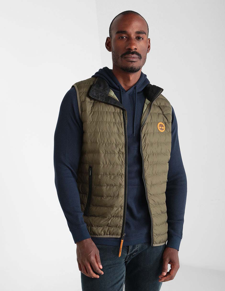 Chaleco Timberland repelente al agua con bolsillos para hombre en Liverpool