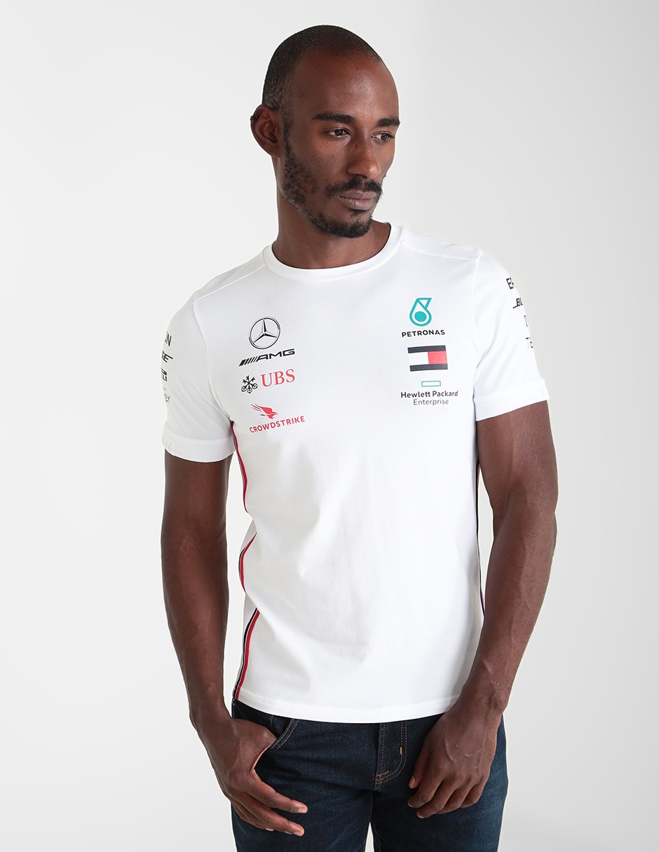 Playera Mercedes Benz cuello redondo estampada para hombre en Liverpool