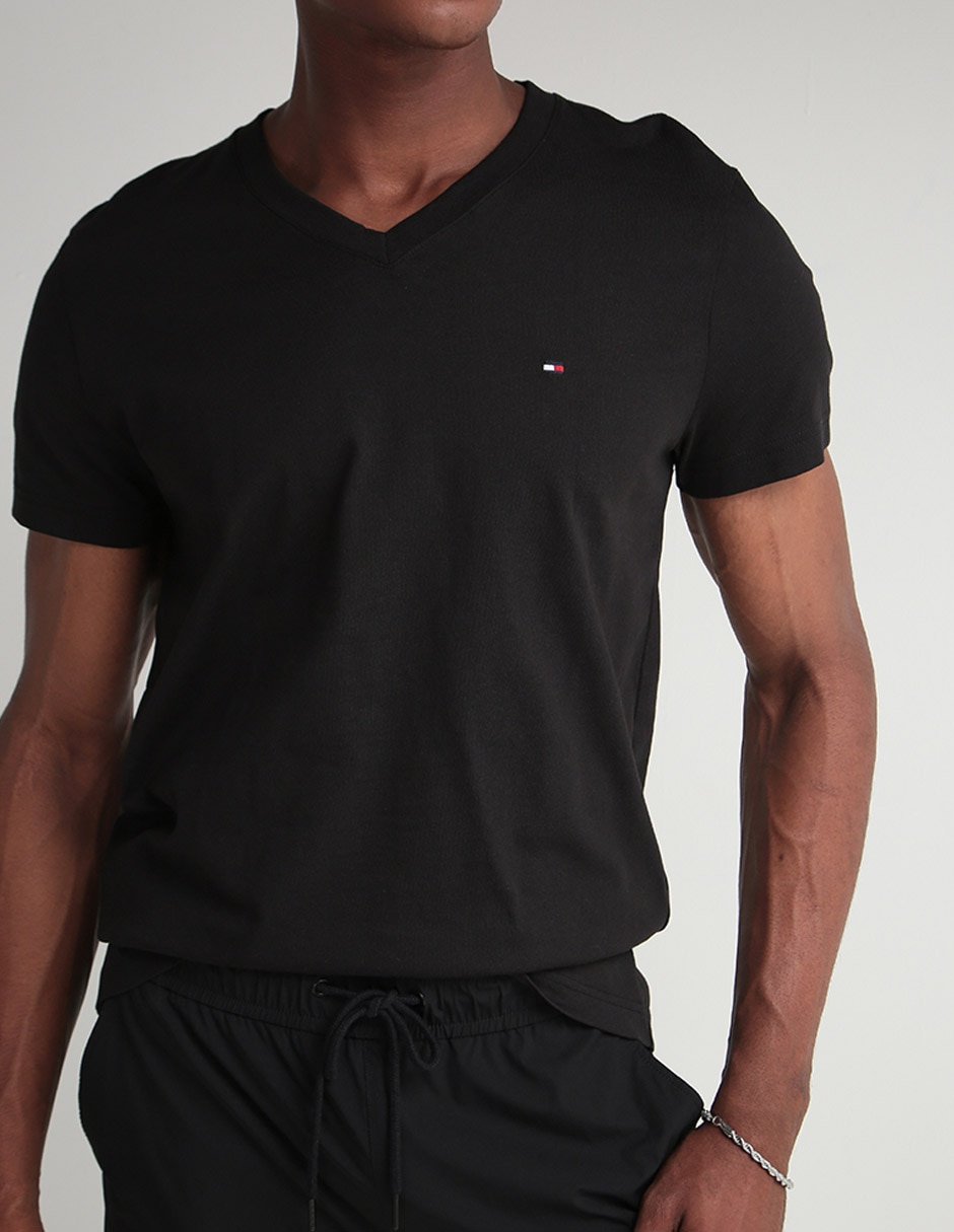Playera cuello V para hombre 4