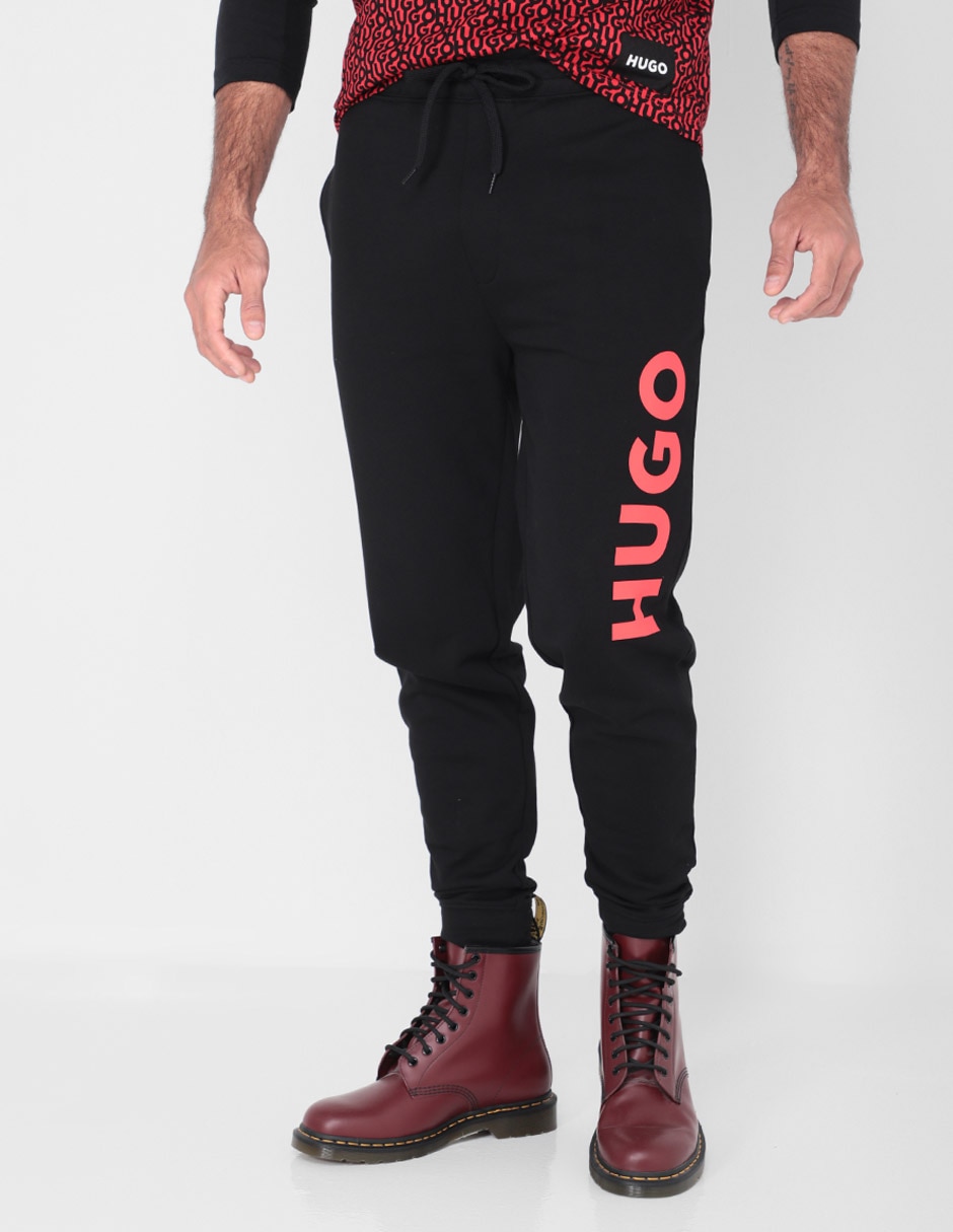 Pants regular HUGO con jareta para hombre