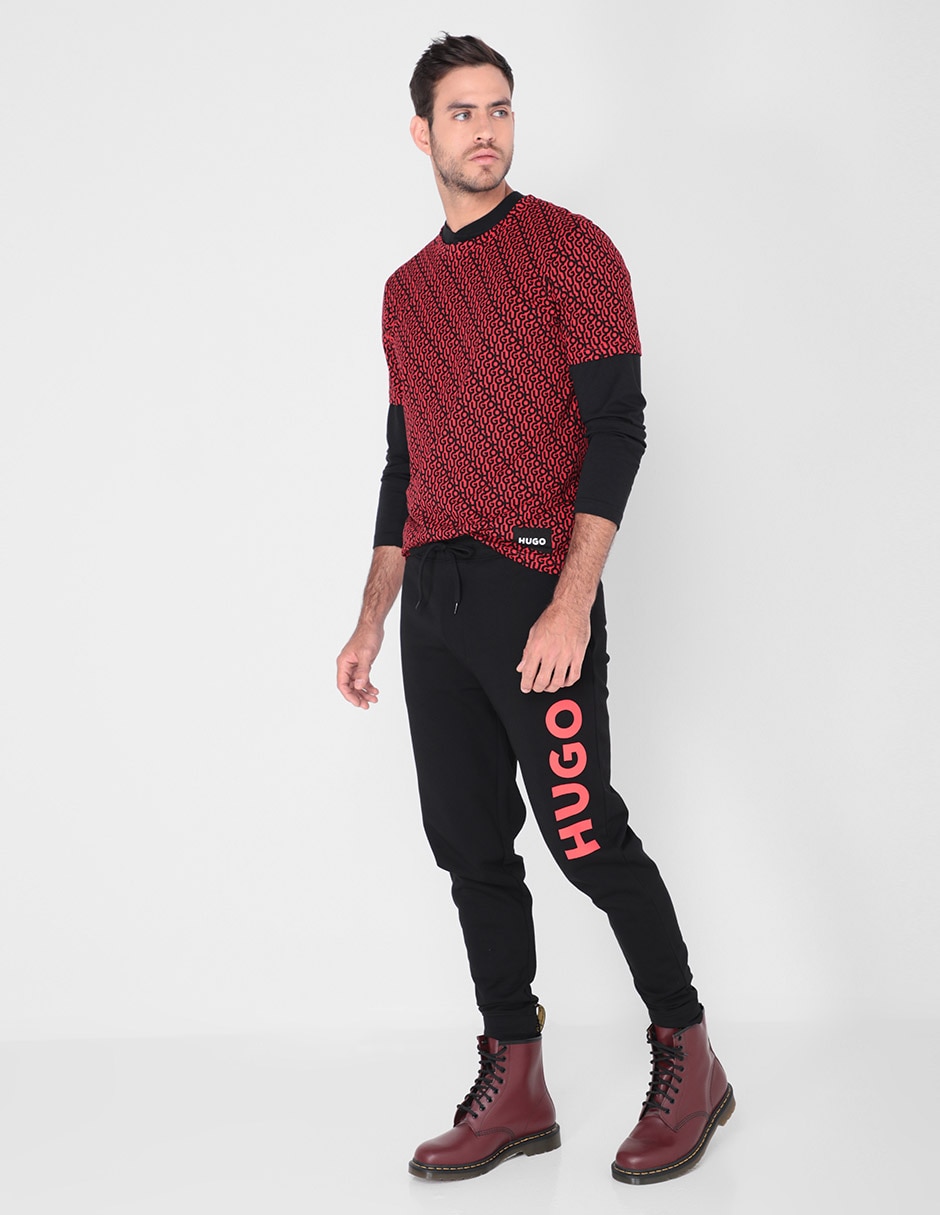Pants regular con jareta para hombre 3