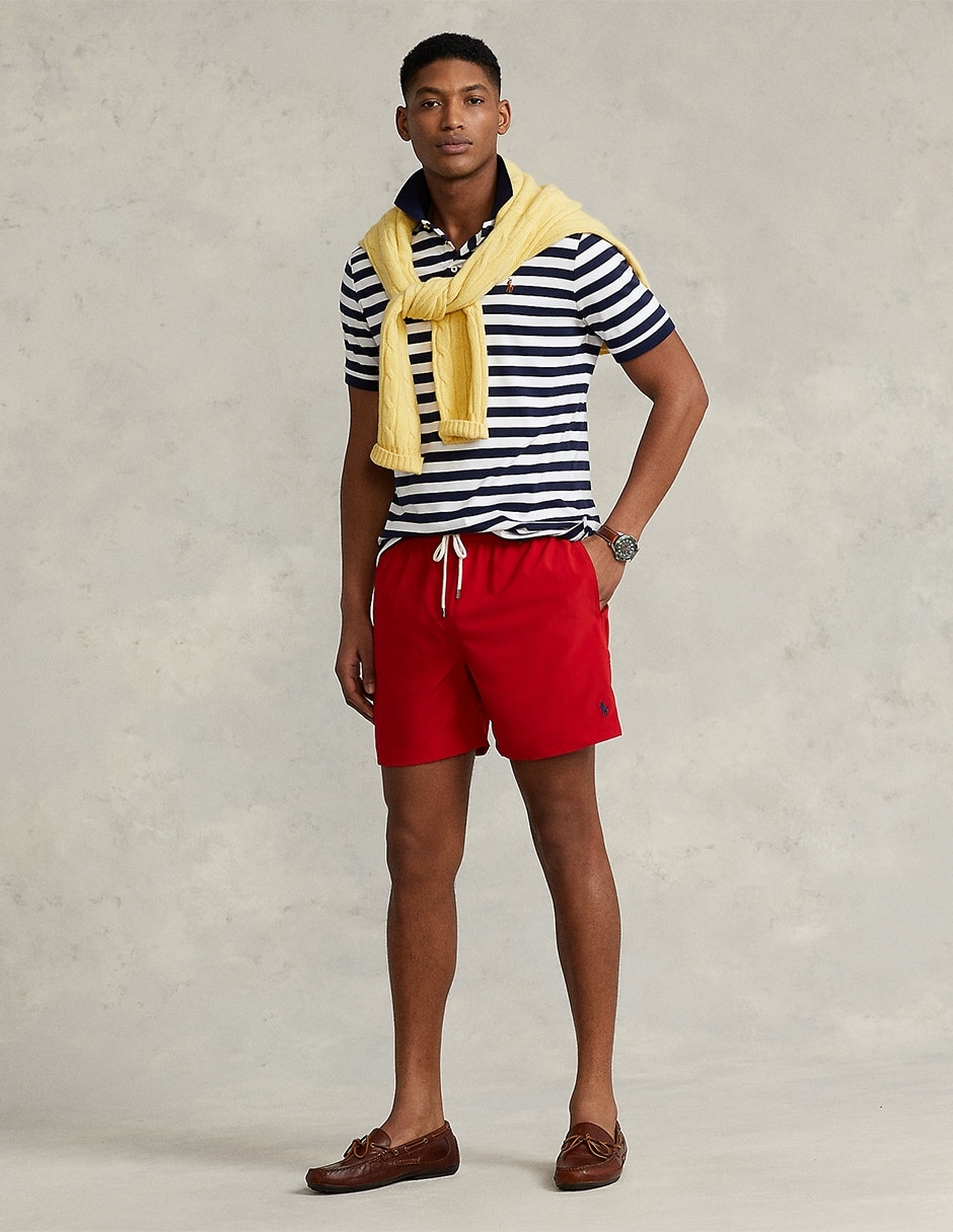 TRAJE DE BAÑO POLO RL 710840, CH, ROJO