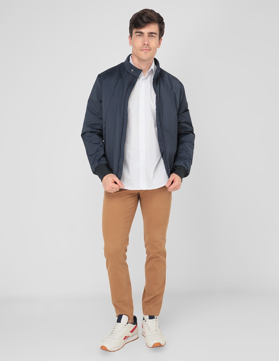Chamarra casual con bolsillos para hombre 3