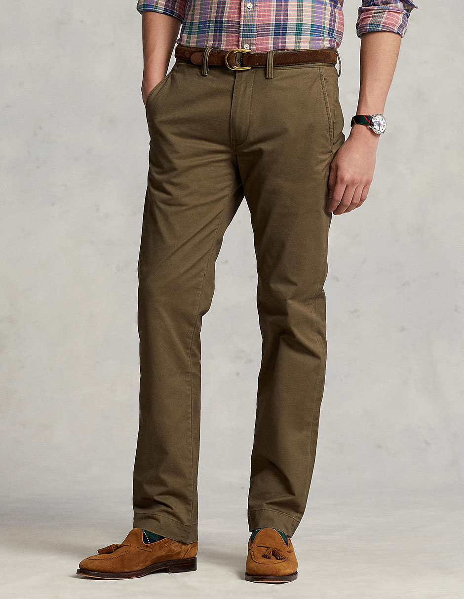 Pantalón recto de algodón para hombre Pantalón recto de algodón para hombre