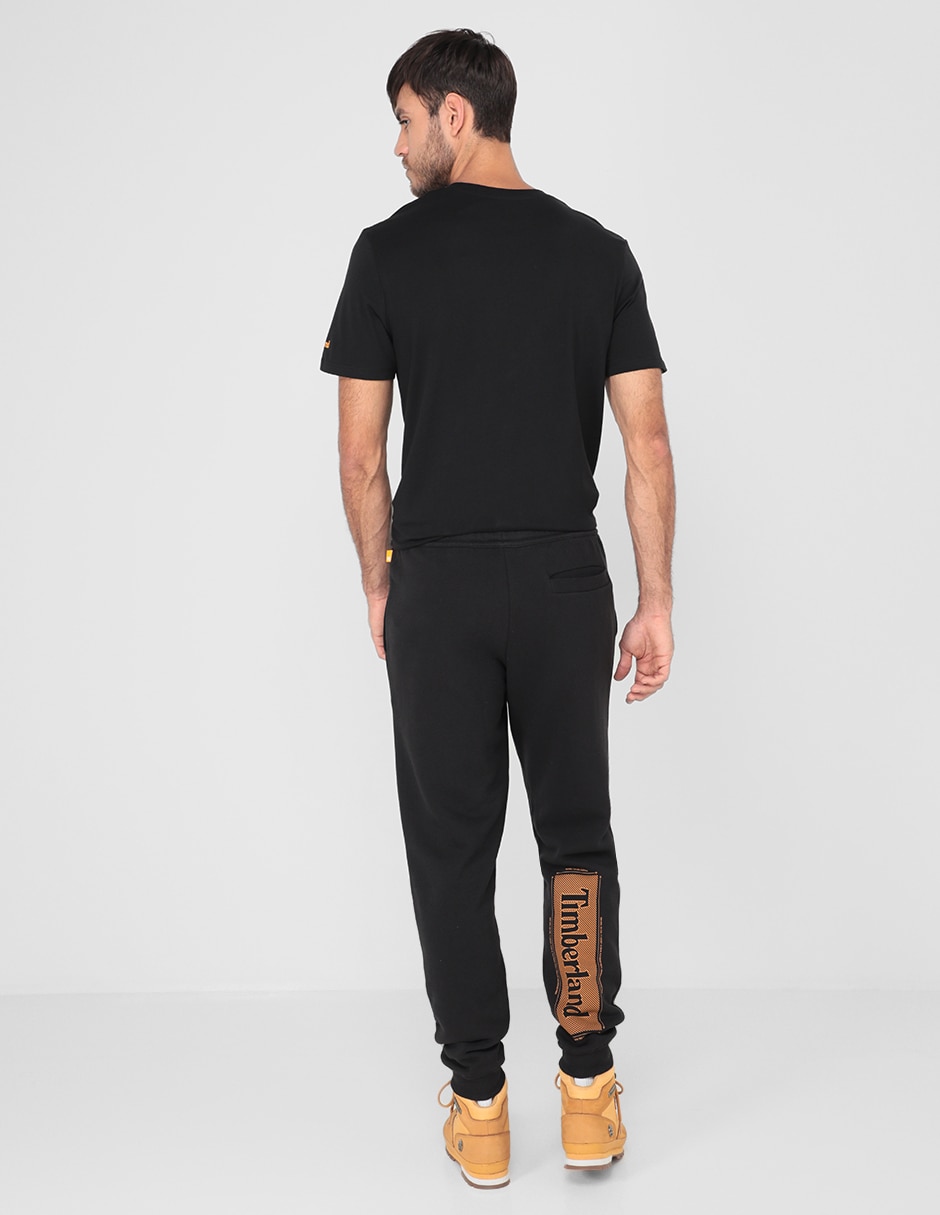 Pants regular con elástico para hombre 2