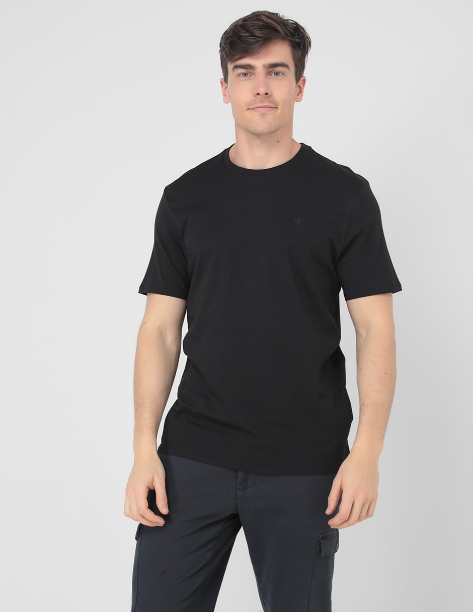 Playera calvin klein hombre negra hot sale