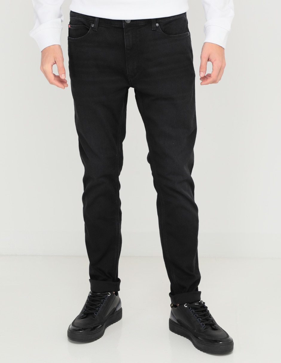 Jeans slim lavado obscuro para hombre Jeans slim lavado obscuro para hombre