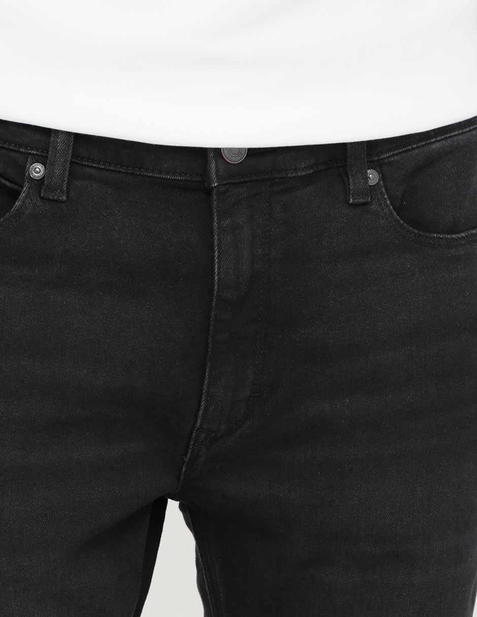 Jeans slim lavado obscuro para hombre 4