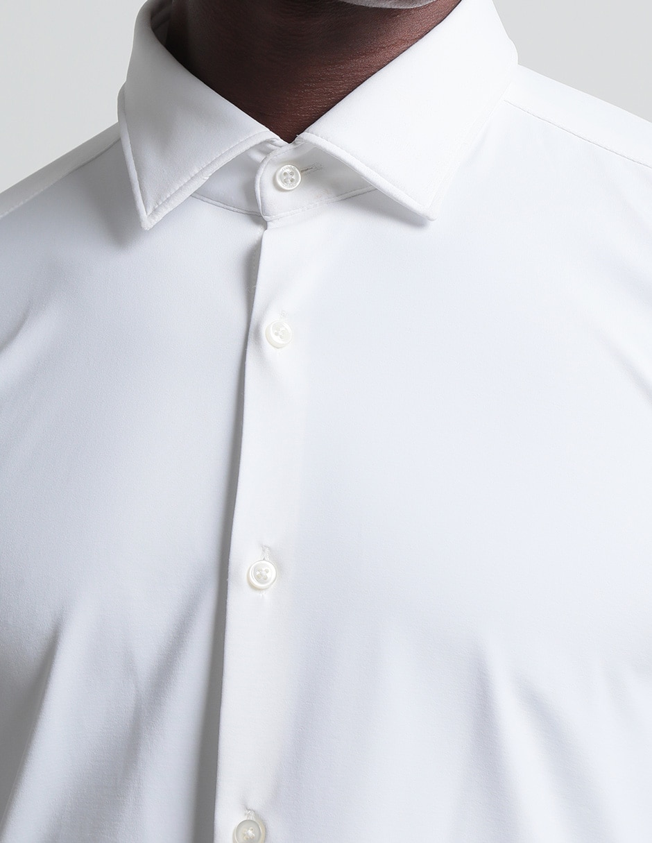 Camisa casual de algodón manga larga para hombre 4