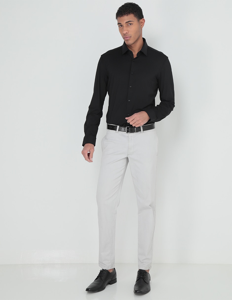 Camisa casual de manga larga para hombre 3