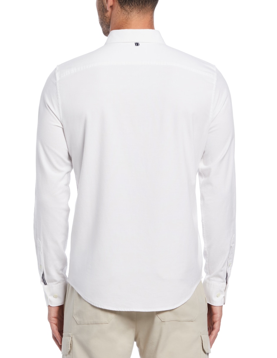 Camisa casual de algodón manga larga para hombre 2