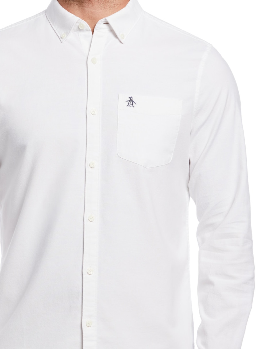 Camisa casual de algodón manga larga para hombre 3