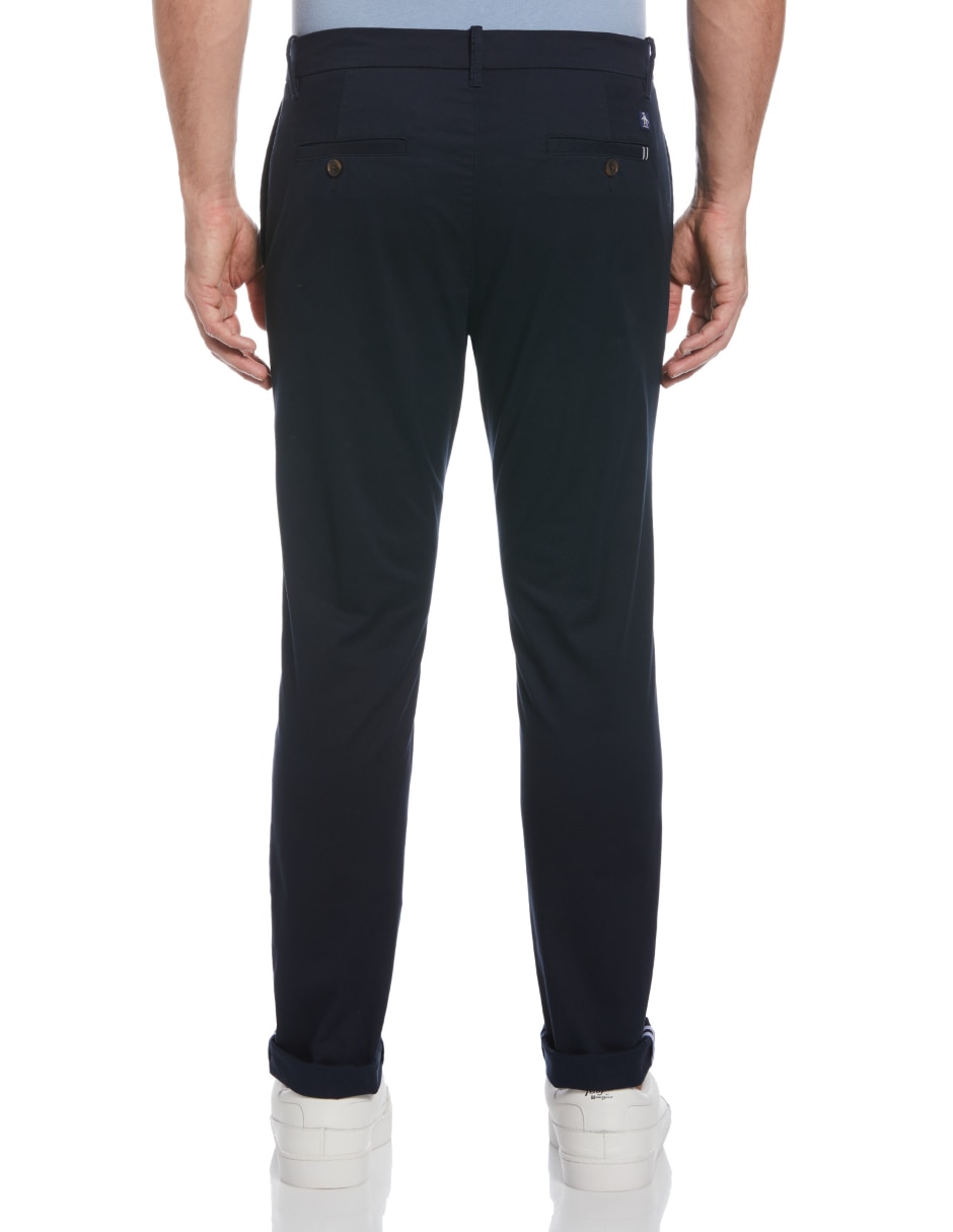 Pantalón chino slim de algodón para hombre 2