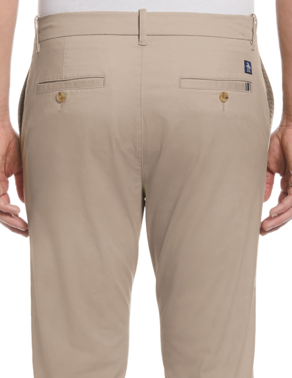 Pantalón chino slim de algodón para hombre 4