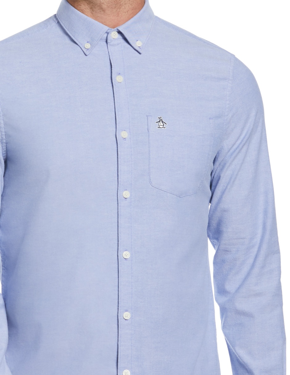 Camisa casual de algodón manga larga para hombre 3