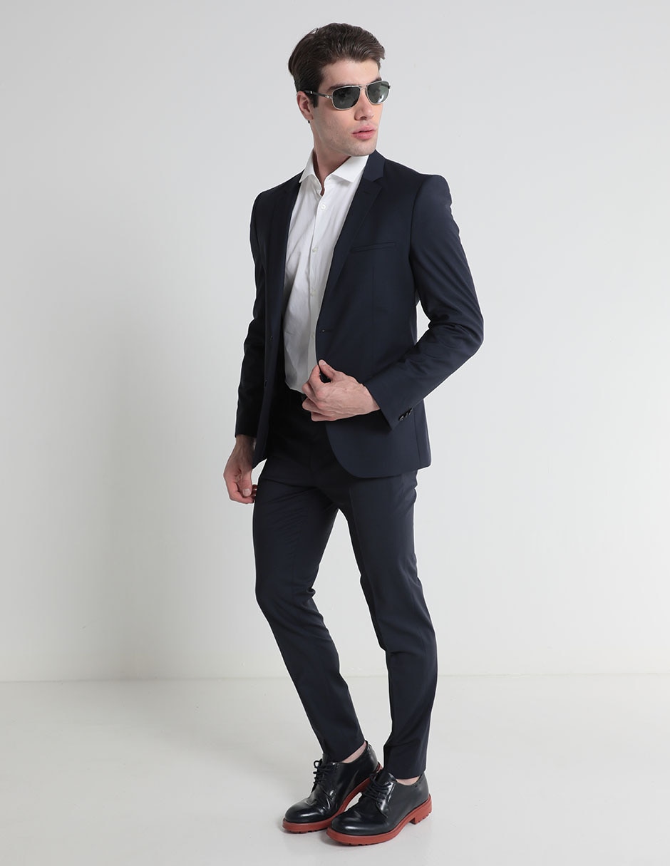 Pantalón de vestir slim de algodón para hombre 3