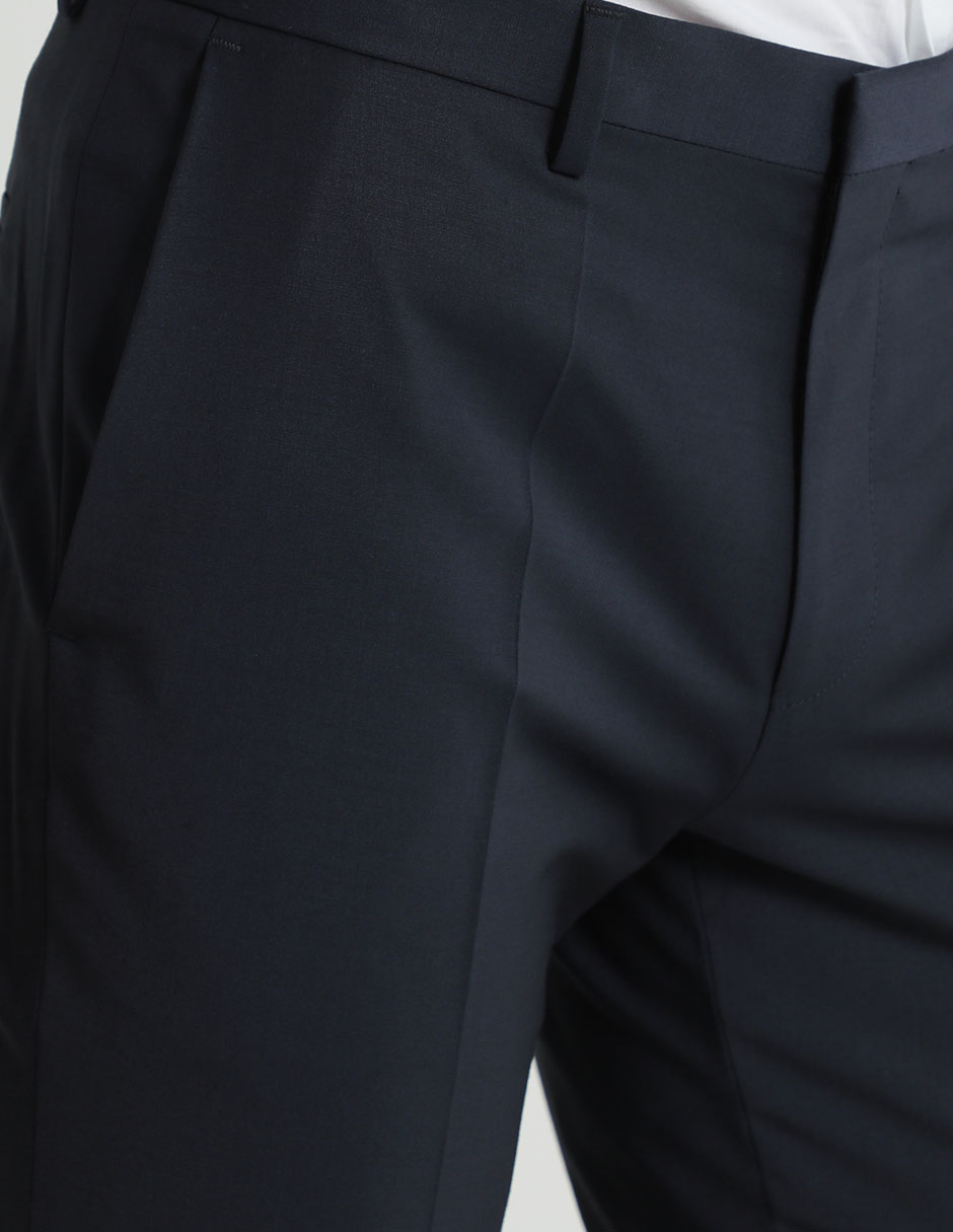 Pantalón de vestir slim de algodón para hombre 4