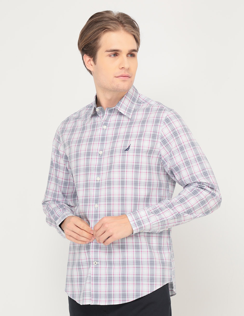 Camisa casual Nautica manga corta para hombre