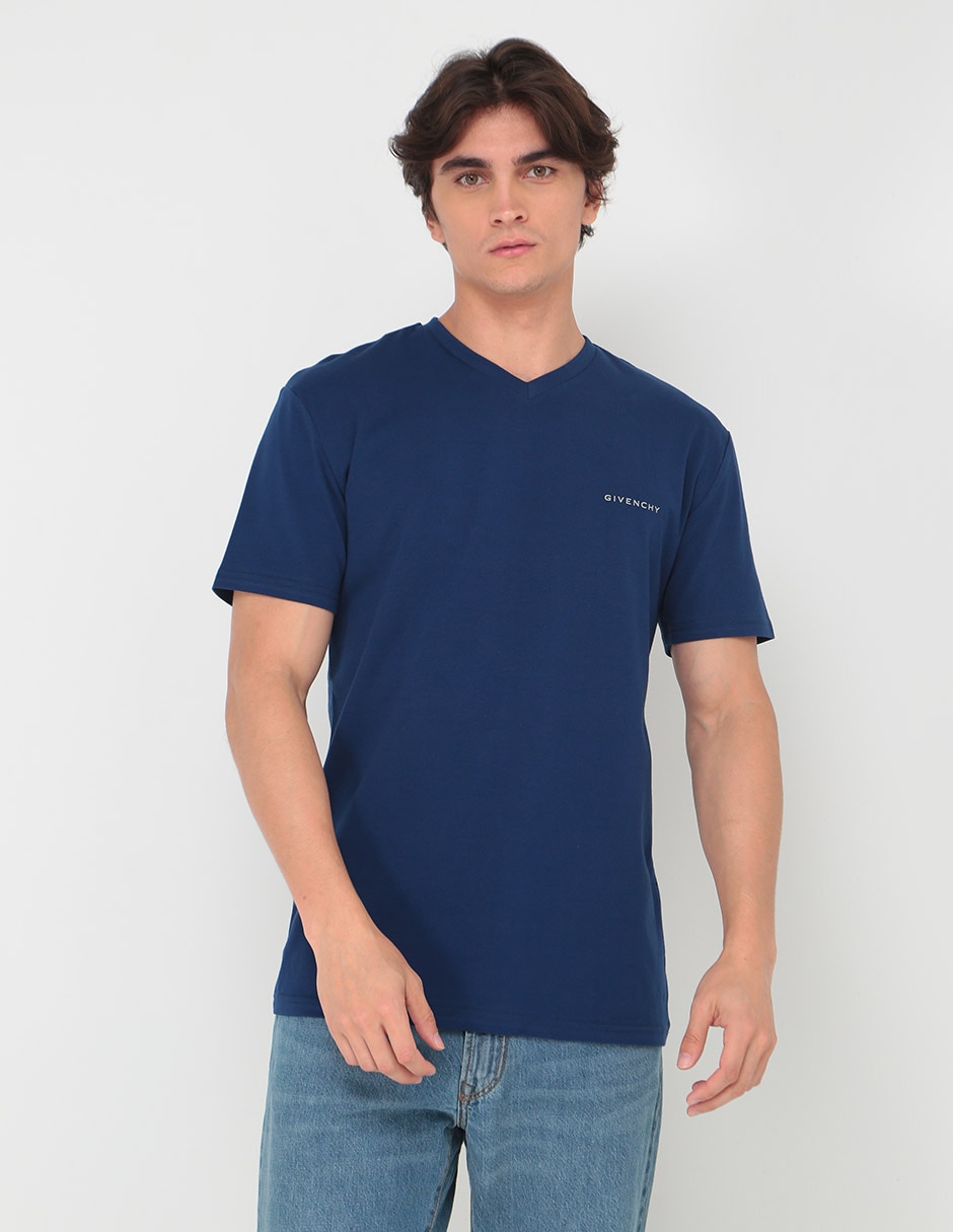 Playeras cuello v para best sale hombre lisas