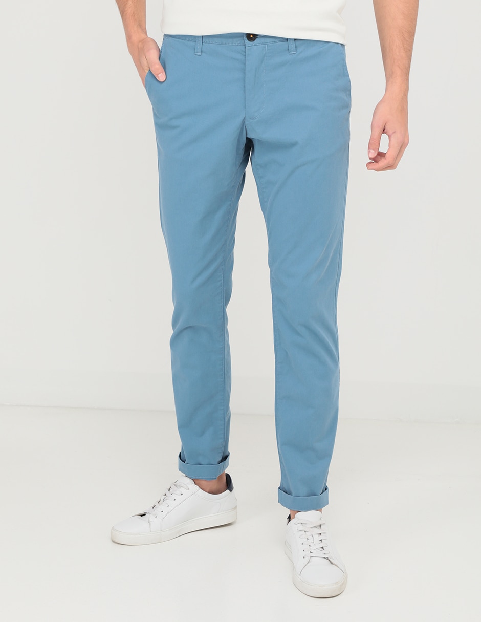 Pantalón recto Calderoni de lana para hombre