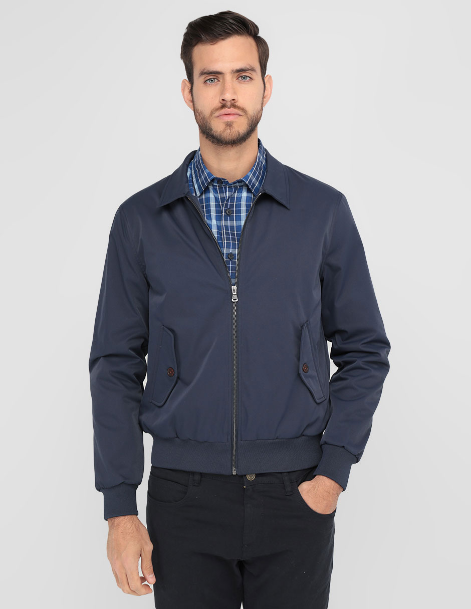 Chamarra casual con bolsillos para hombre 1