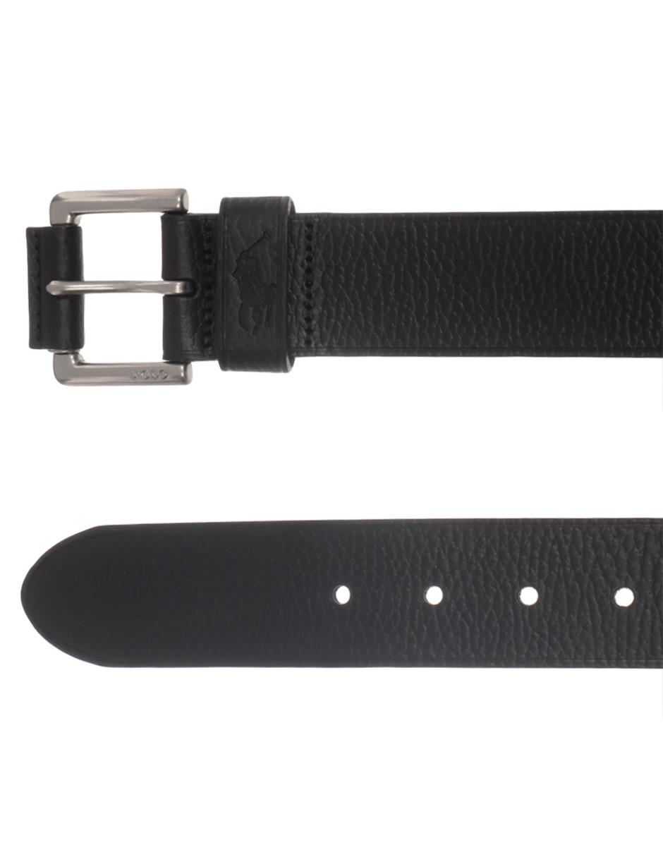 CINTURON POLO RL 405898669, 38, NEGRO