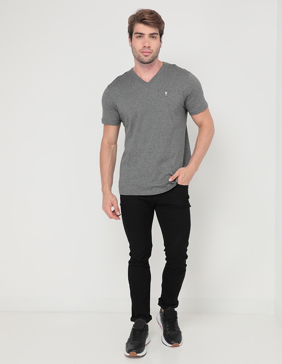 Playera cuello V para hombre 3