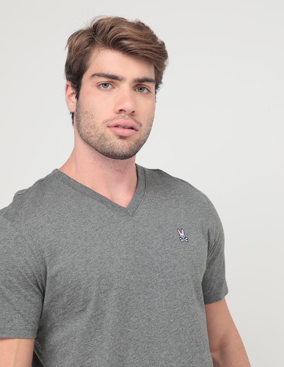 Playera cuello V para hombre 4