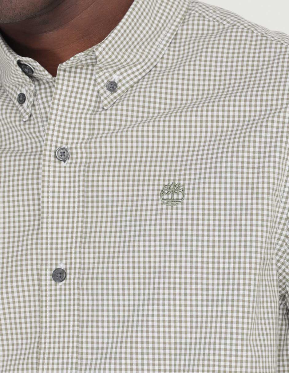 Camisa casual de algodón manga larga para hombre 4