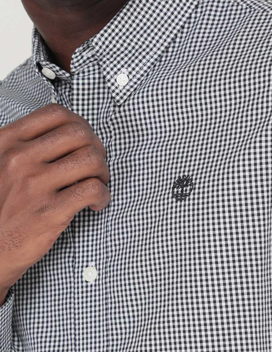 Camisa casual de algodón manga larga para hombre 4
