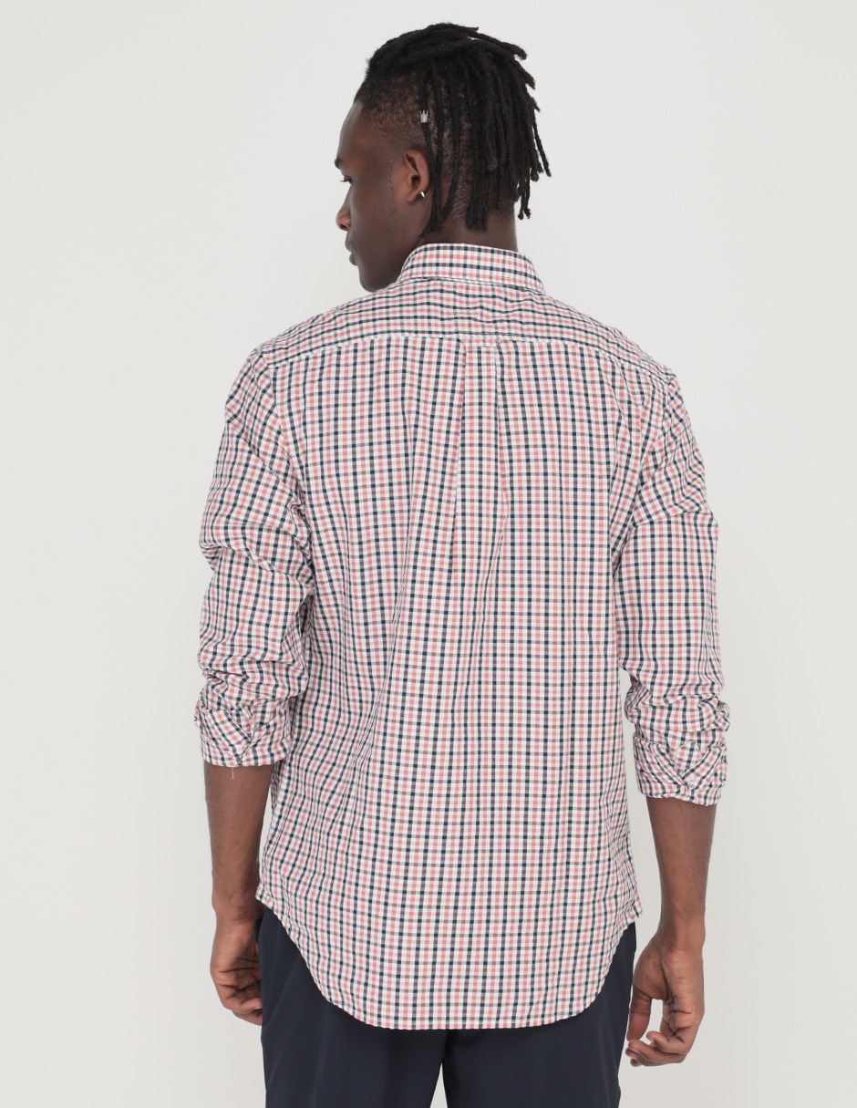 Camisa casual de algodón manga larga para hombre 2