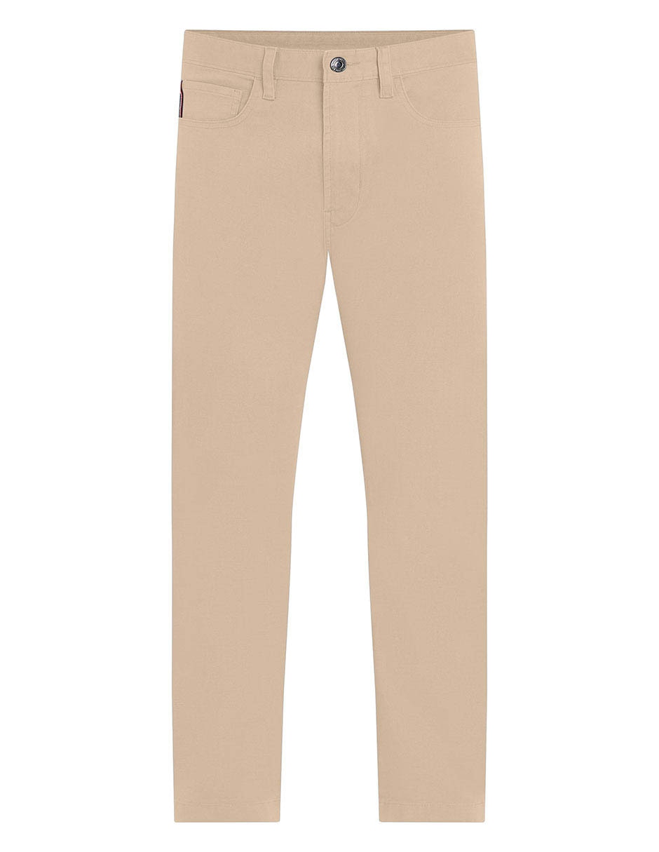 Pantalon beige tommy hilfiger new arrivals