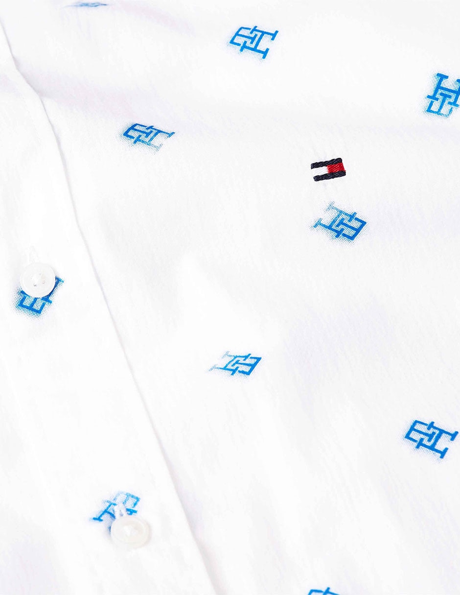 Camisa casual de algodón manga corta para hombre 10