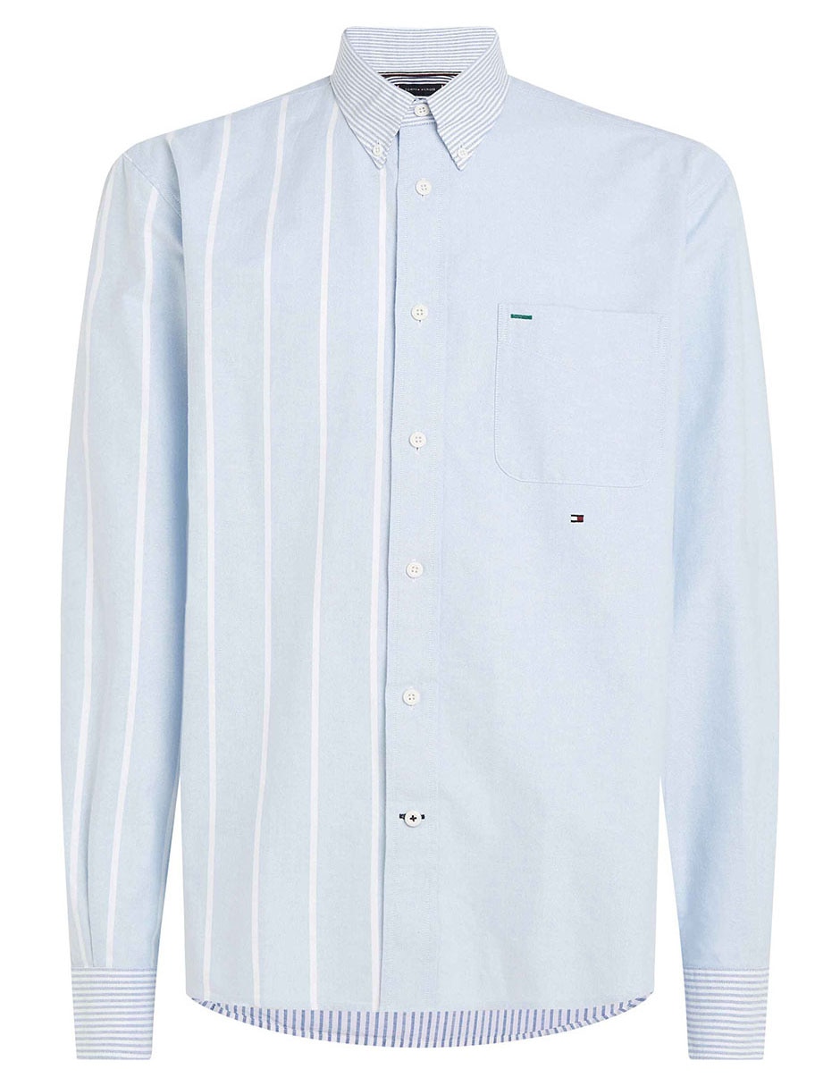 Camisa casual de algodón manga larga para hombre Camisa casual de algodón manga larga para hombre