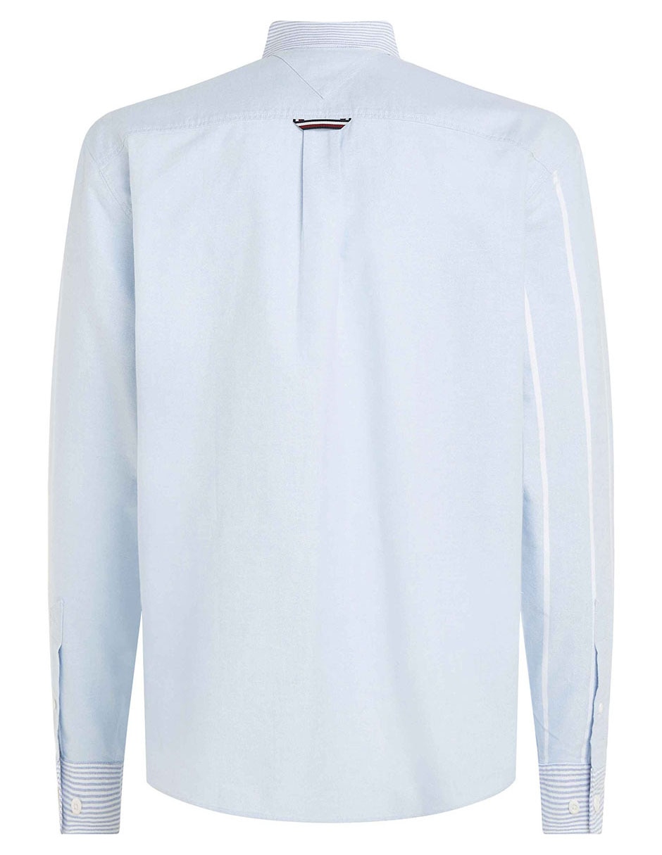 Camisa casual de algodón manga larga para hombre 4