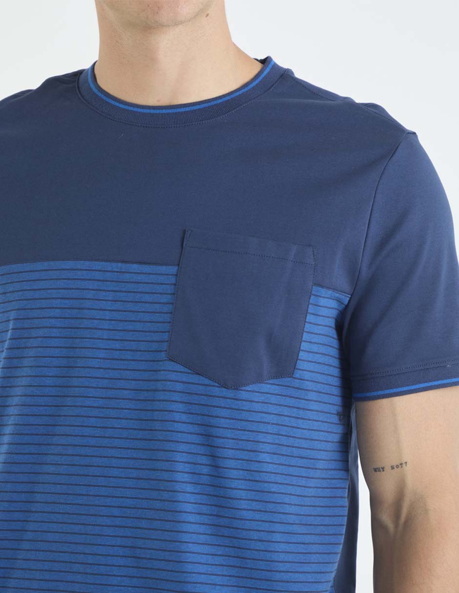 Playera cuello redondo para hombre 4