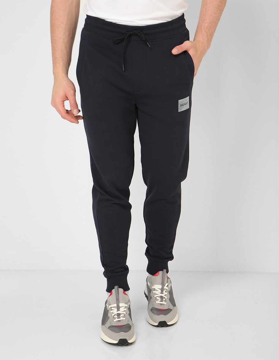 Pants regular HUGO con jareta para hombre