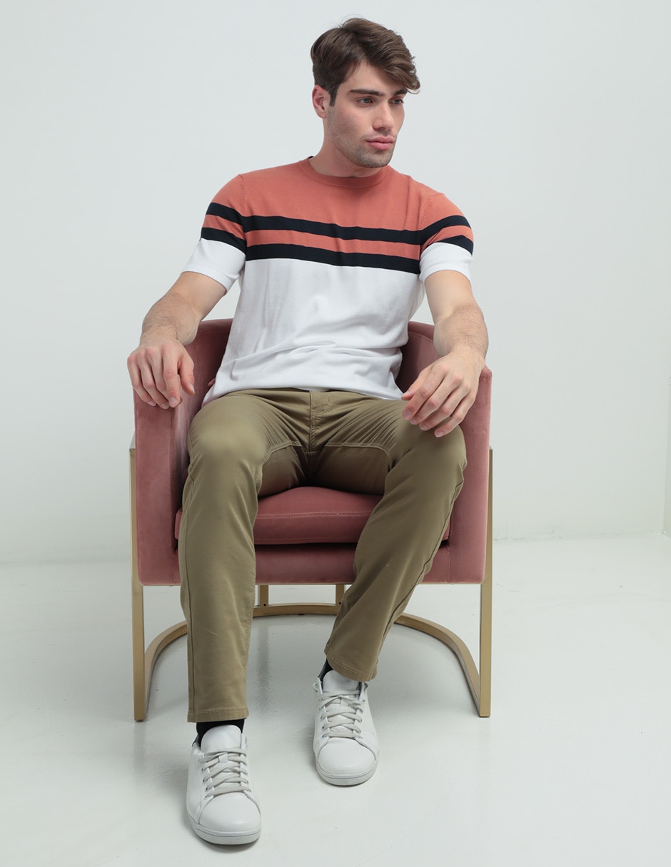 Pantalón recto de algodón para hombre 3