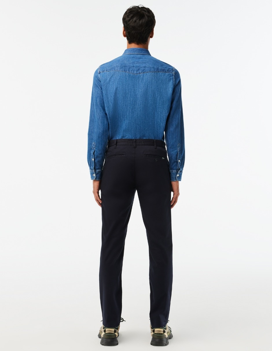 Pantalón slim de algodón para hombre 2