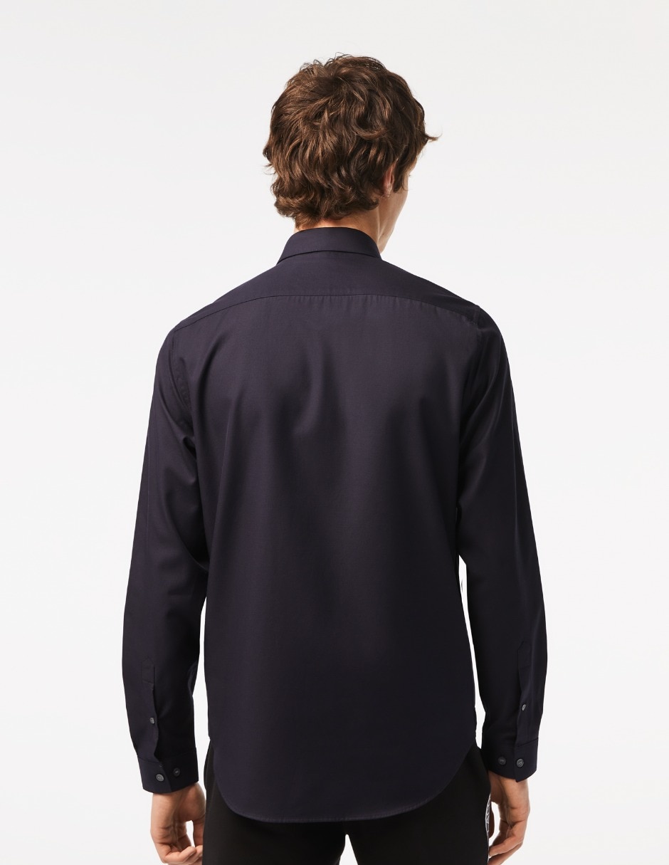 Camisa casual de manga larga para hombre 8