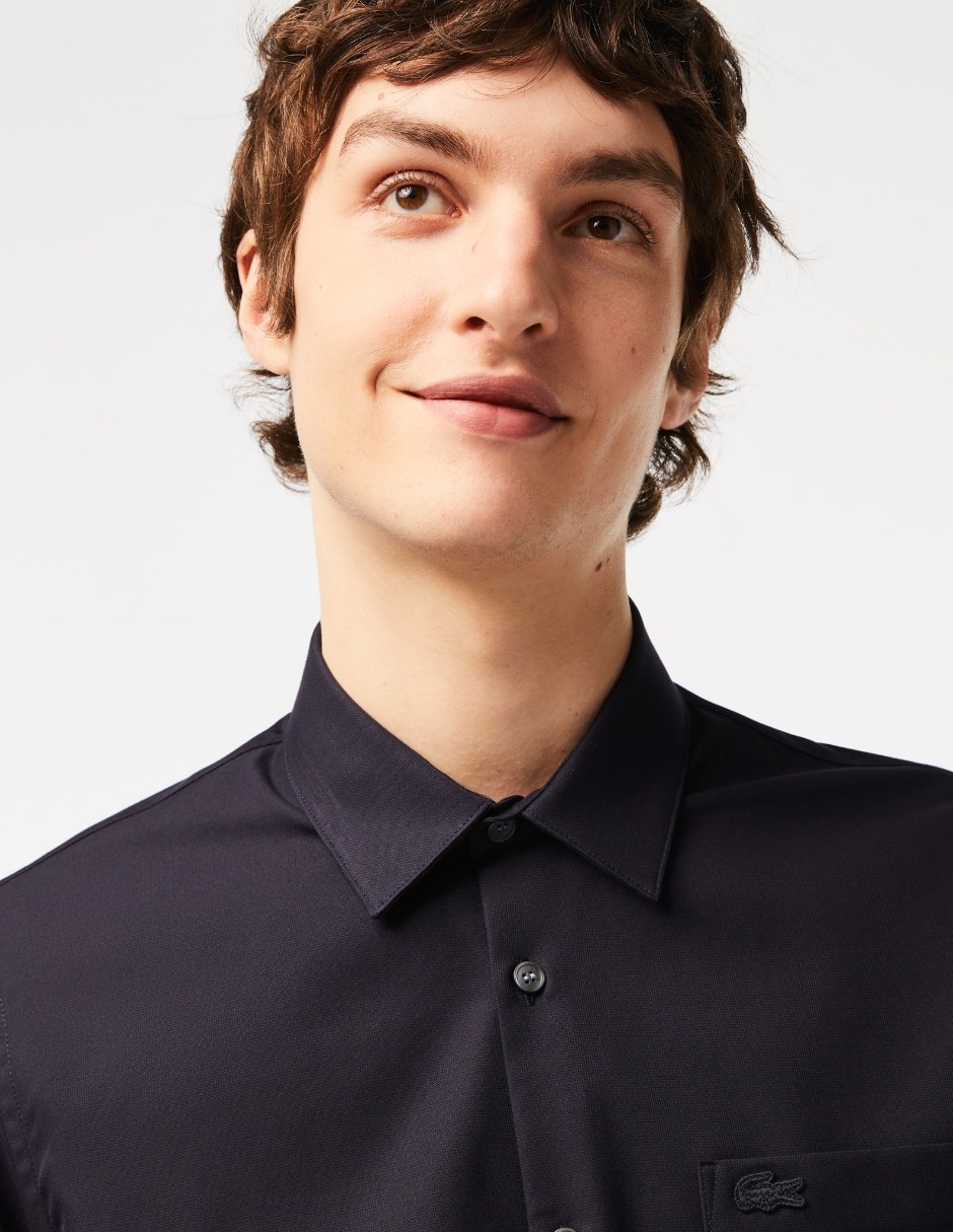 Camisa casual de manga larga para hombre 9