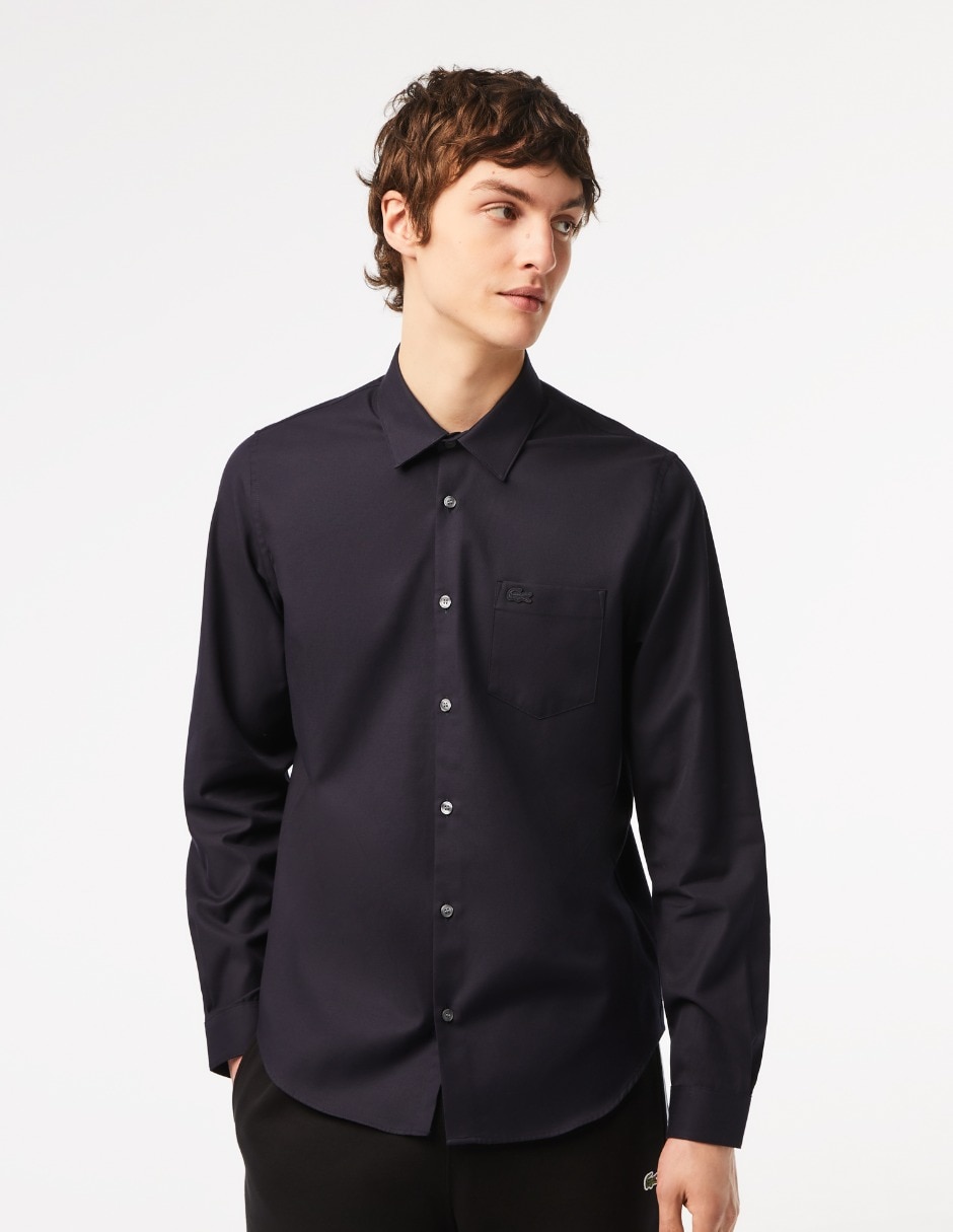 Camisa casual de manga larga para hombre 10