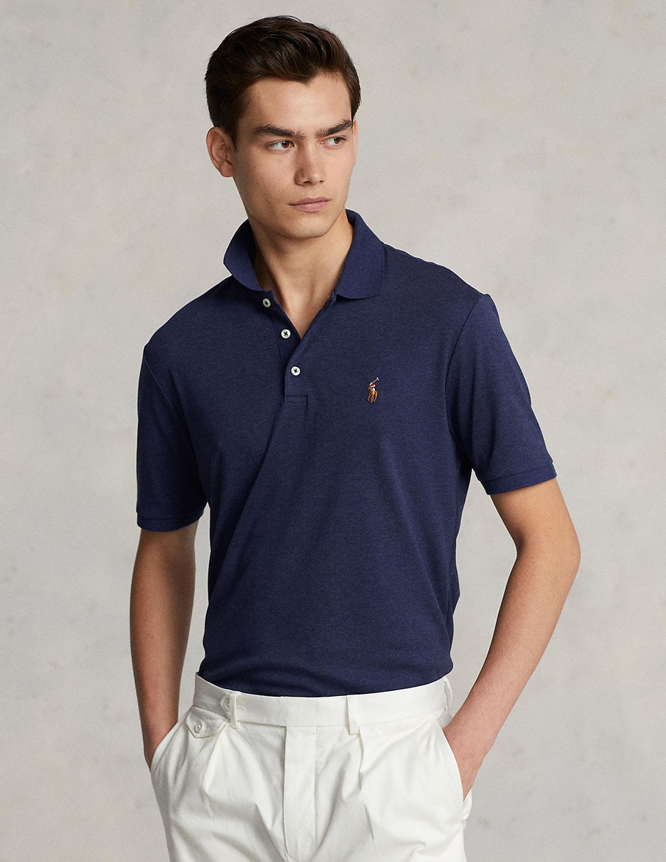 Playera discount azul polo