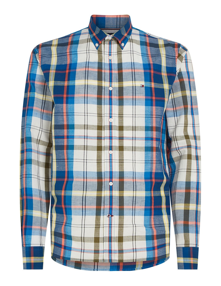 Camisa tommy 2025 hilfiger hombre liverpool